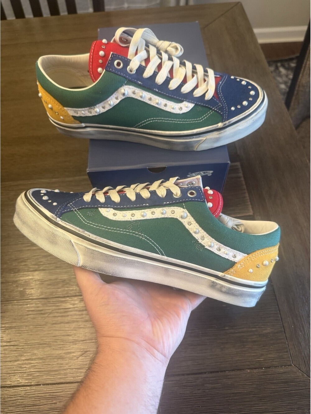 Vans Premium Old Skool 36 Pearlized Pack Yacht Club 10.5M IN-HAND 🔥🔥